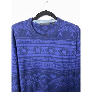 Greyson Spirit Chaser Koko Large 100% Cashmere Men Blue